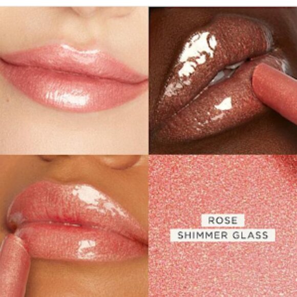 tarte Maracuja Juicy Lip Plump Rose Shimmer Glass NEW in Box - Picture 5 of 6